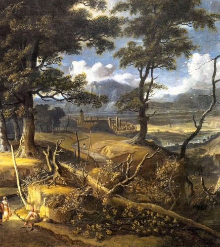 Wood landscape - Jan Looten ( 1618 - 1681) - Louis XIV